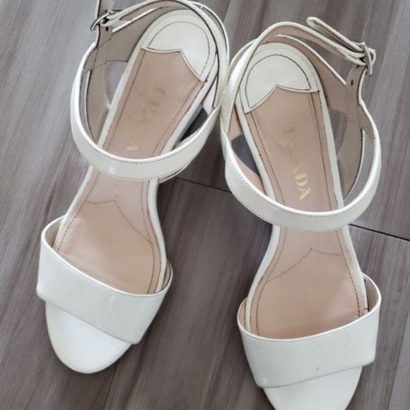 Prada wedge heels sandals 7 - Picture 2 of 3